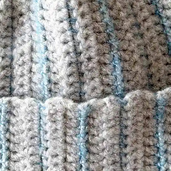 Bonnet en laine rayé