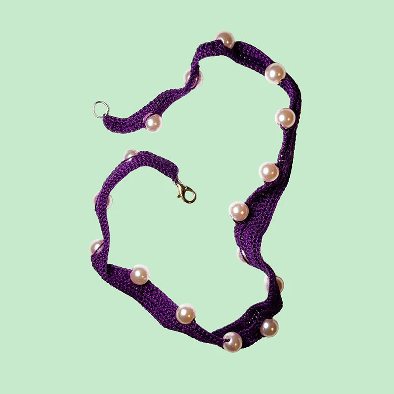Collier avec perles